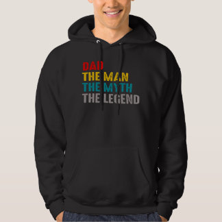 Veste À Capuche papa l'homme le mythe la légende