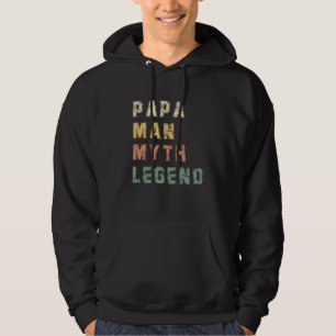 Veste À Capuche Papa Man Myth Légende Sweatshirt