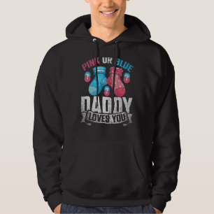 Veste À Capuche Papa Rose Ou Bleu Vous Aime Futur Papa Genre Rev