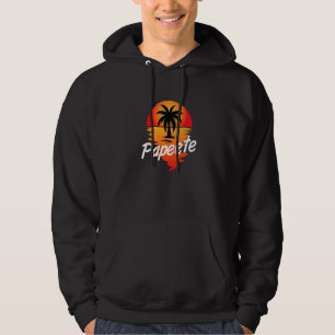 Veste À Capuche Papeete Tahiti Voyage Vacances Souvenir