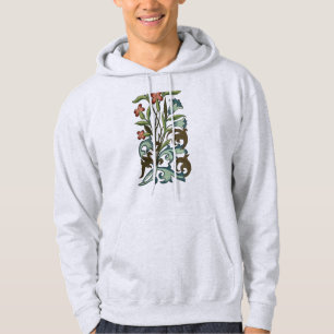 Veste À Capuche Papier peint floral Art Nouveau Joli