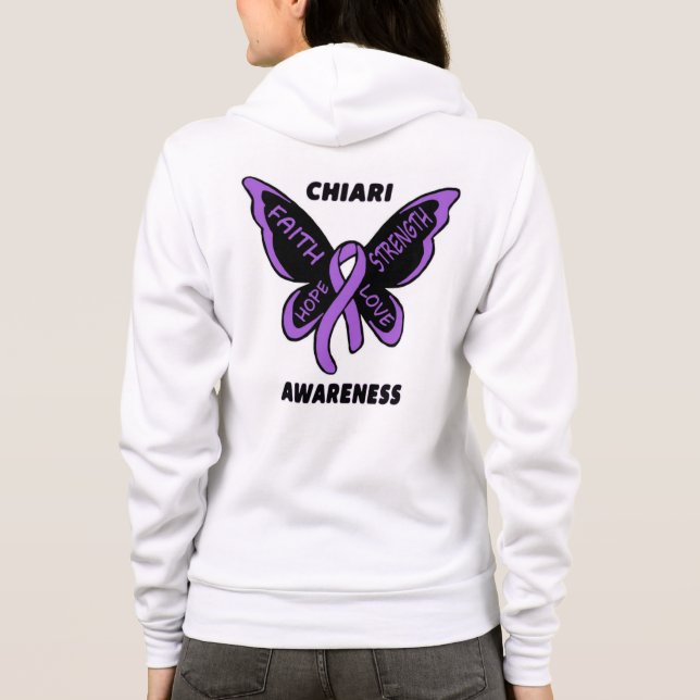 Veste À Capuche Papillon/conscience… Chiari (Dos)