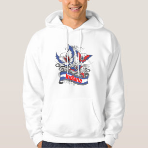 Veste À Capuche Papillon de patriotisme de l'Indiana