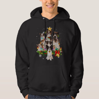 Veste À Capuche Papillon Noël Arbre Lumières Drôle Chien Xmas Cade