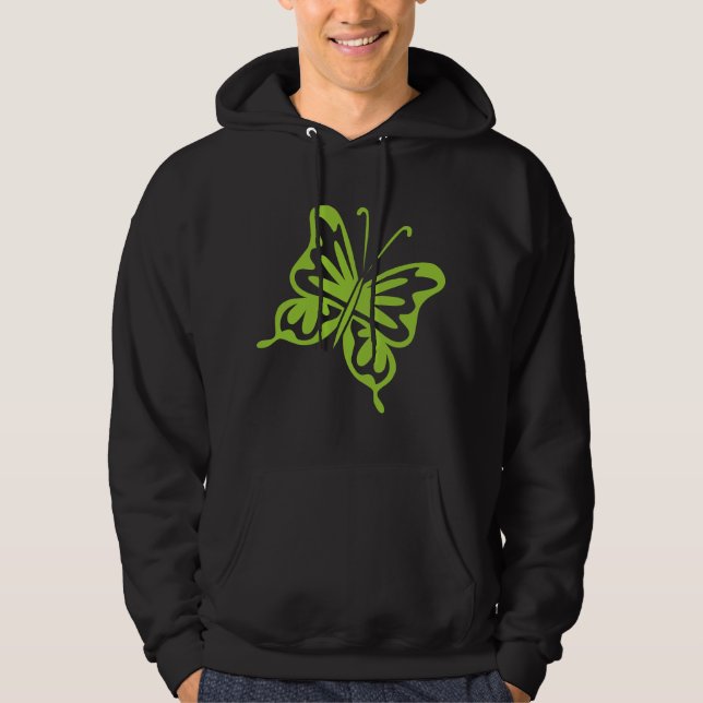 Veste À Capuche Papillon rétro - Martian vert (Devant)