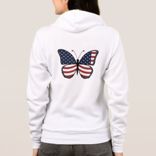 Veste À Capuche Papillon USA Sublimation-62614