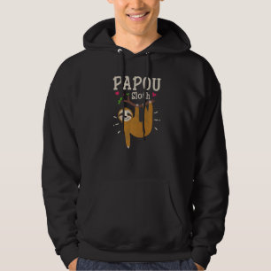 Veste À Capuche Papou Humour Graphique Animal de Zoo Paresseux Hom
