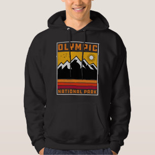 Veste À Capuche Parc national olympique Vintage Washington Souveni