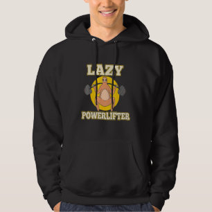 Veste À Capuche Paresseux Powerlifter Haltérophile Haltère Gym La