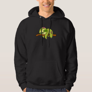 Veste À Capuche Paresseux Zombie Graphique d'Halloween d'Animal Mi