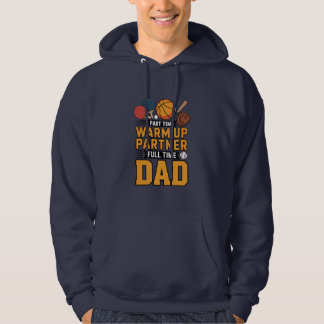 Veste À Capuche Partenaire de réchauffement à temps partiel Papa à