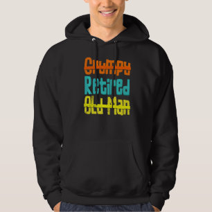 Veste À Capuche Pas Grumpy Pas Un Vieux Homme Heureusement Retrait