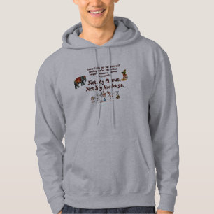 Veste À Capuche Pas mon cirque, pas mes singes