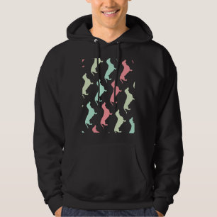 Veste À Capuche Pastel Dachshund Chien Motif