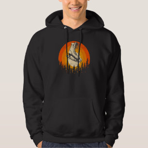 Veste À Capuche Patinage cool Coucher de soleil de patinage Vintag