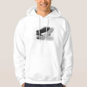 Veste À Capuche Patins noirs de hockey Personnalisé