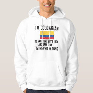 Veste À Capuche Patrimoine colombien Racine le drapeau colombien