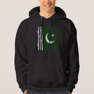 Veste À Capuche Patriotique Pakistan Camping Forêt Pakistanais uni