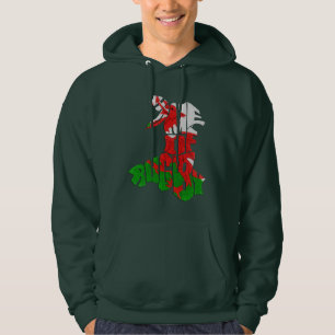Veste À Capuche Pays de Galles - Carte du Rugby
