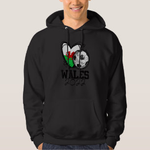 Veste À Capuche Pays de Galles Football Drapeau Gallois Amour Pays