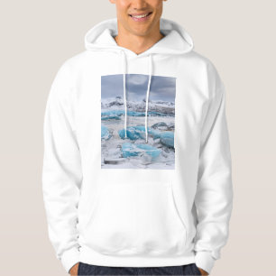 Veste À Capuche Paysage de glace de glacier, Islande