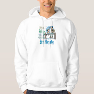Veste À Capuche Pêche avec chemise de Fête des pères papa