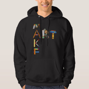 Veste À Capuche Peindre l'artiste de l'art Palette et pinceaux pei