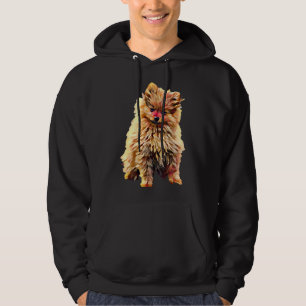 Veste À Capuche Peinture à l'huile de Poméranie