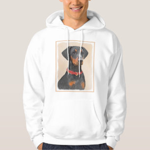 Veste À Capuche Peinture allemande Pinscher peinture art animal or