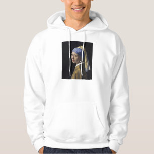 Veste À Capuche Peinture de Vermeer - fille avec une boucle