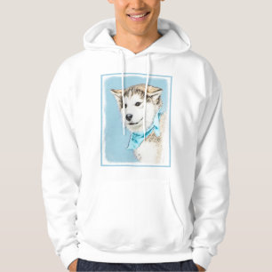 Veste À Capuche Peinture Sibérienne Husky Puppy - Art Chien origin