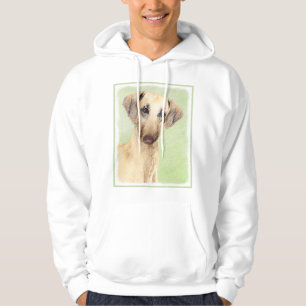 Veste À Capuche Peinture Sloughis - Joli art original pour chien
