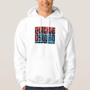 Veste À Capuche Peloton de suicide logo rouge et bleu de  
