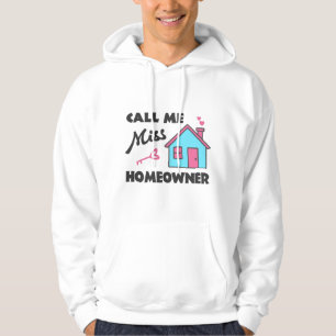 Veste À Capuche Pendaison de crémaillère Appellez-moi Miss Proprié