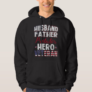 Veste À Capuche Père du mari Protecteur Héros Vétérinaire Chemise 