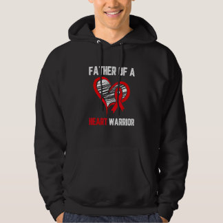 Veste À Capuche Père d'un guerrier du cœur Sensibilisation à la ma