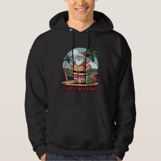 Veste À Capuche Père Noël avec une touche – Jour de plage