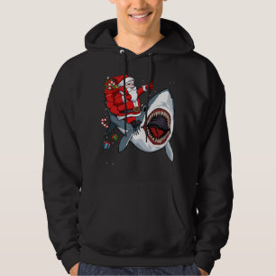 Veste À Capuche Père Noël équitation requin Noël Pyjama mignonne O