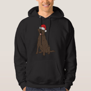 Veste À Capuche Père Noël Labrador Retriever Winter Christmas Chie