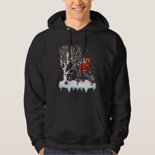 Veste À Capuche Père Noël Riding Doberman Pinscher Chien 191