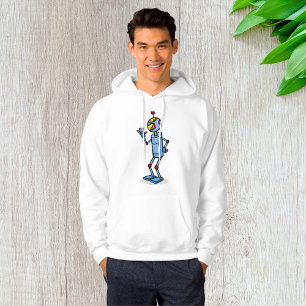 Veste À Capuche Personnage de robot futuriste rétro faisant signe