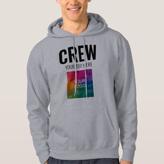 Veste À Capuche Personnalisé Ajouter Le Texte Du Logo Ici Membres  (Devant)