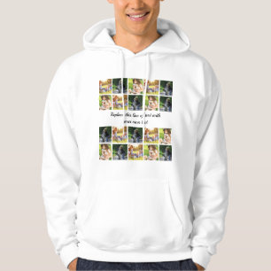 Veste À Capuche Personnaliser le collage photo et le texte