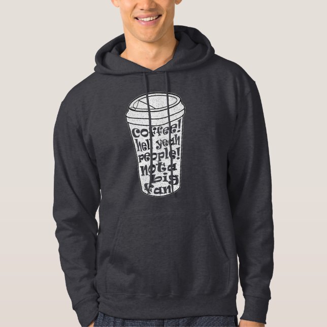 Veste À Capuche personne pas un grand ventilateur introvertir amat (Devant)