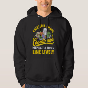Veste À Capuche Personnel de la cafétéria de l'école Coordonnateur