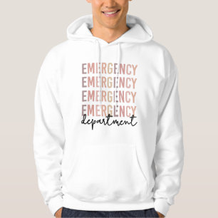 Veste À Capuche Personnel du service des urgences Infirmière des