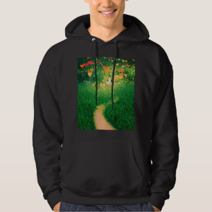 Veste À Capuche Petit château dans le jardin des tulipes