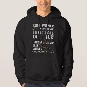 Veste À Capuche Petite Boule De Fourrure Doux Warm Wiener Chien Po