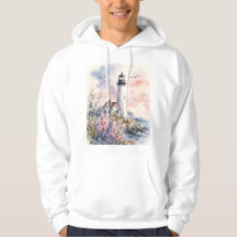 Phare peint à l'aquarelle