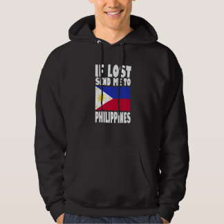 Veste À Capuche Philippines Flag Design If lost send me to Philip